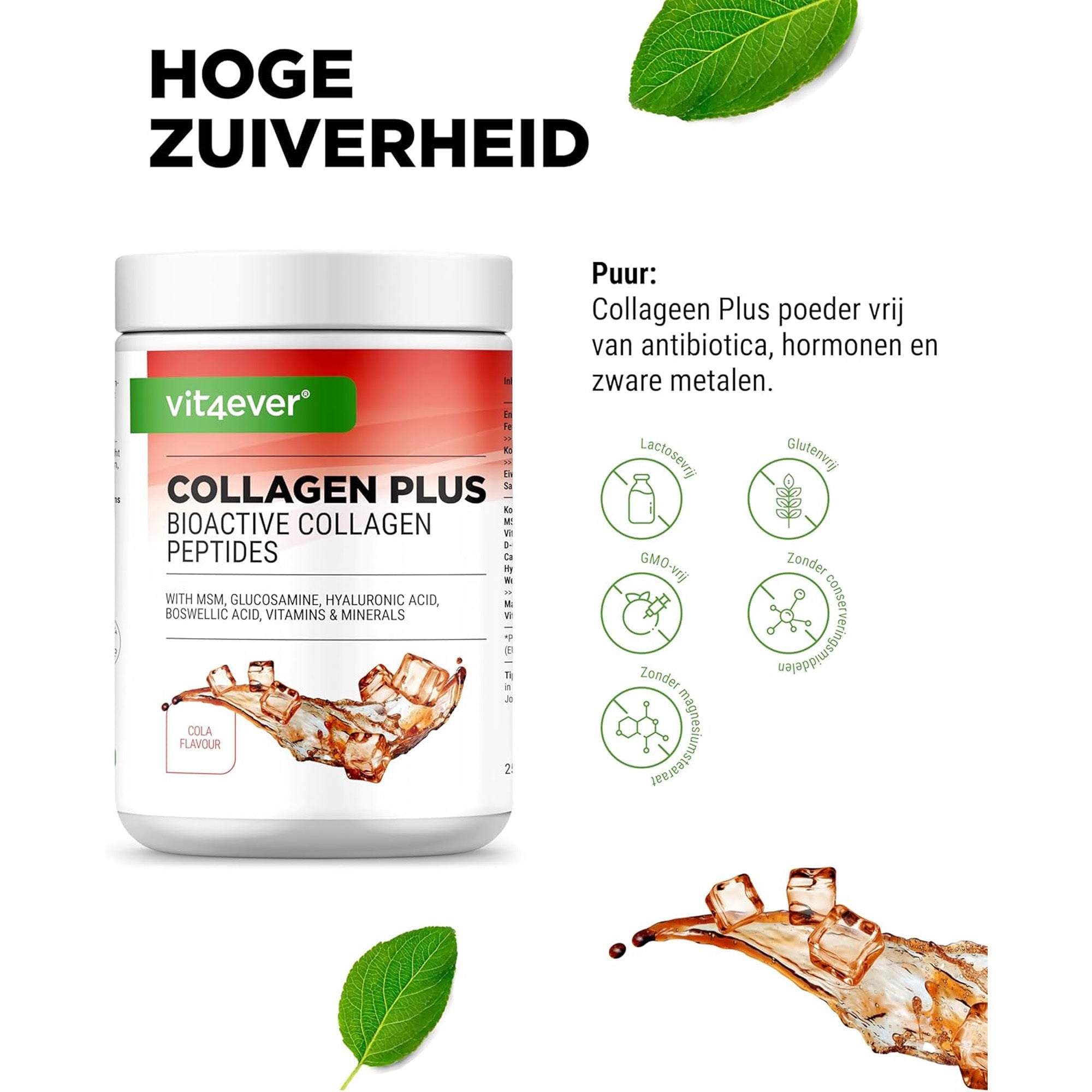 Collageen Plus - 500 g poeder - 3 heerlijke smaken!