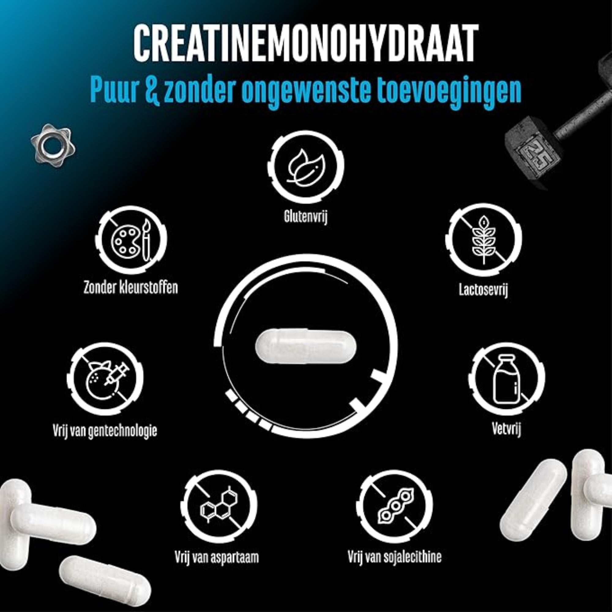 Creatine Ultra Caps | 180 capsules | GEN