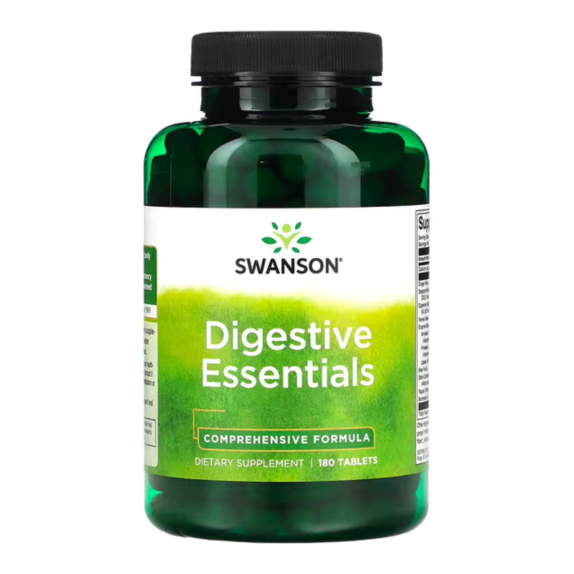 Digestive Essentials | Ondersteunt een gezonde spijsvertering | Bevordert de gezonde vertering van koolhydraten, eiwitten en vetten | 180 tabletten | Swanson