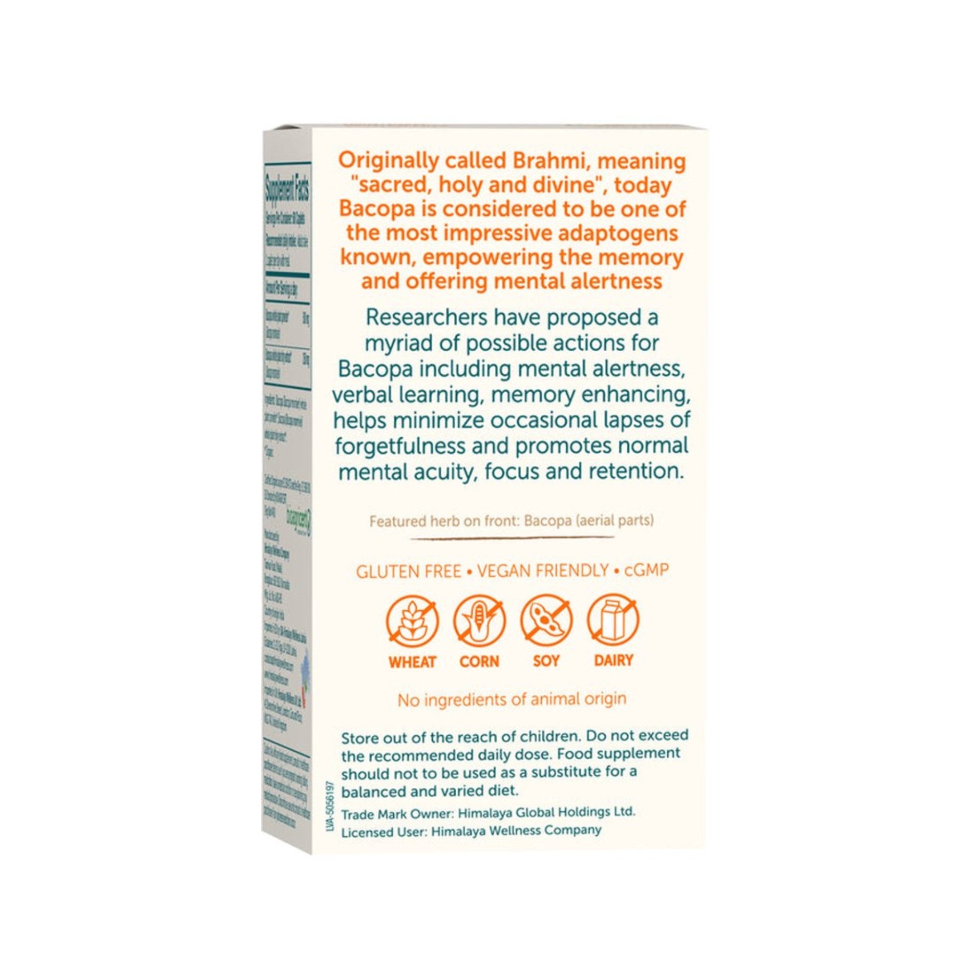 Organic Bacopa | 60 tabletten | Himalaya