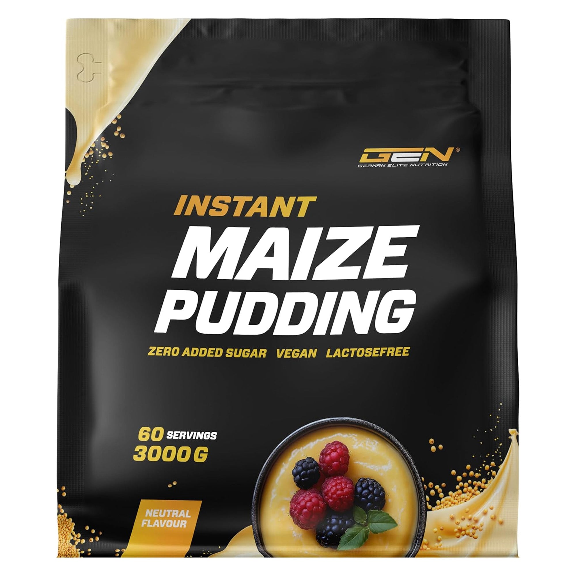 Maispudding verpakking - glutenvrije maaltijdvervanger van German Elite Nutrition