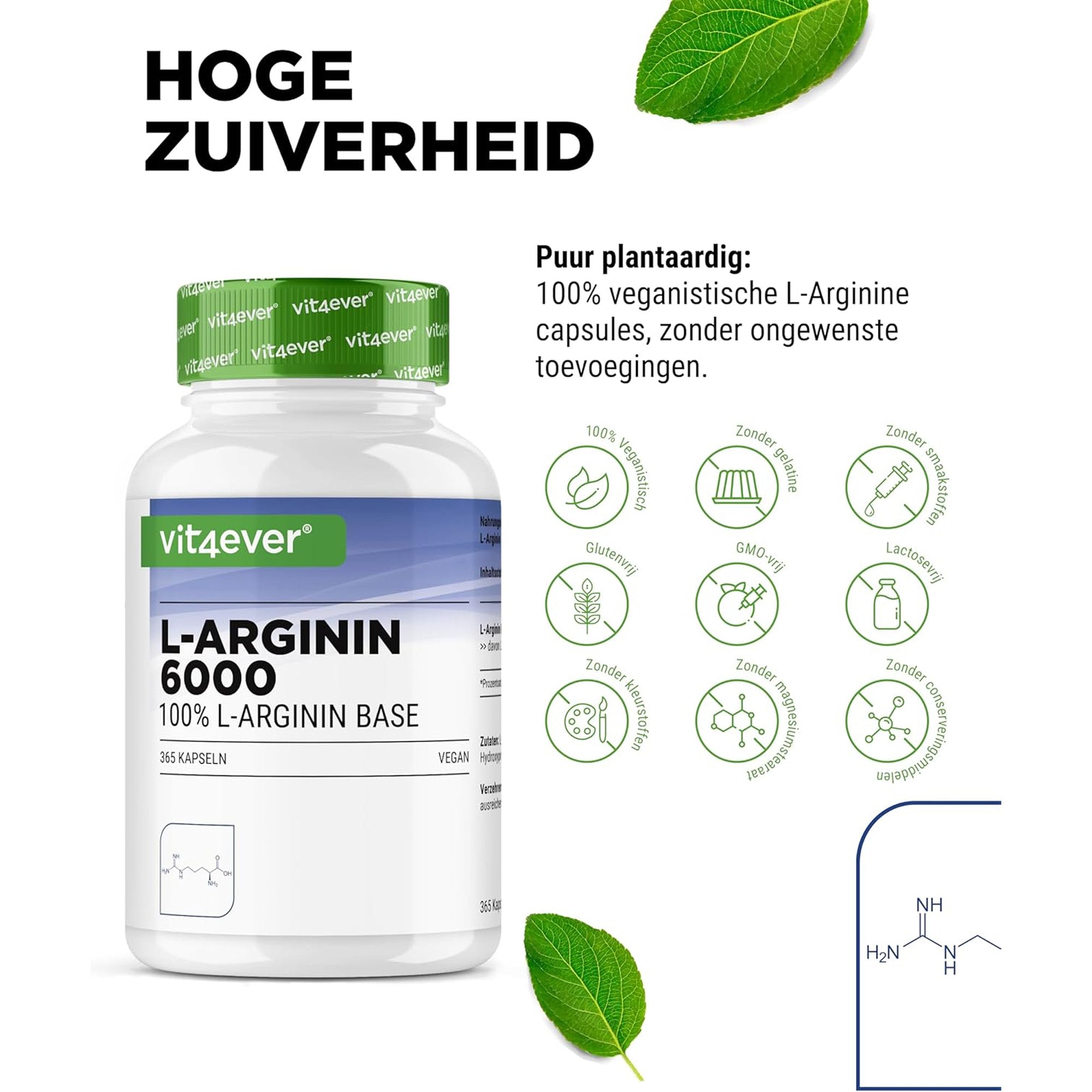 l-arginine voor energie en doorbloeding, ideaal voor sporters