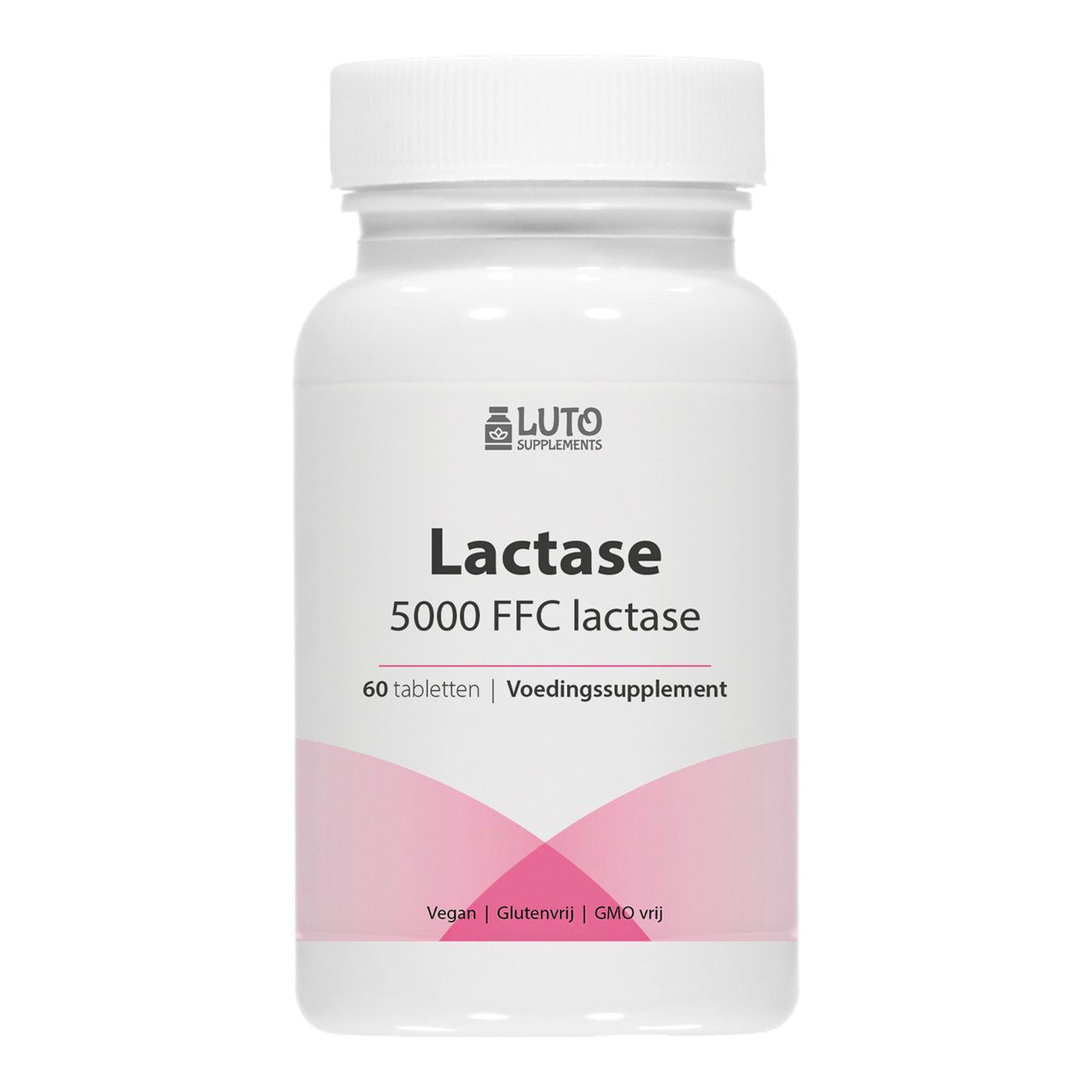 Lactase 5.000 | 90 tabletten | Hoog gedoseerd met 5.000 FCC-eenheden | Voor lactose-intolerantie + melk-intolerantie | Zonder ongewenste toevoegingen | Veganistisch | Luto Supplements