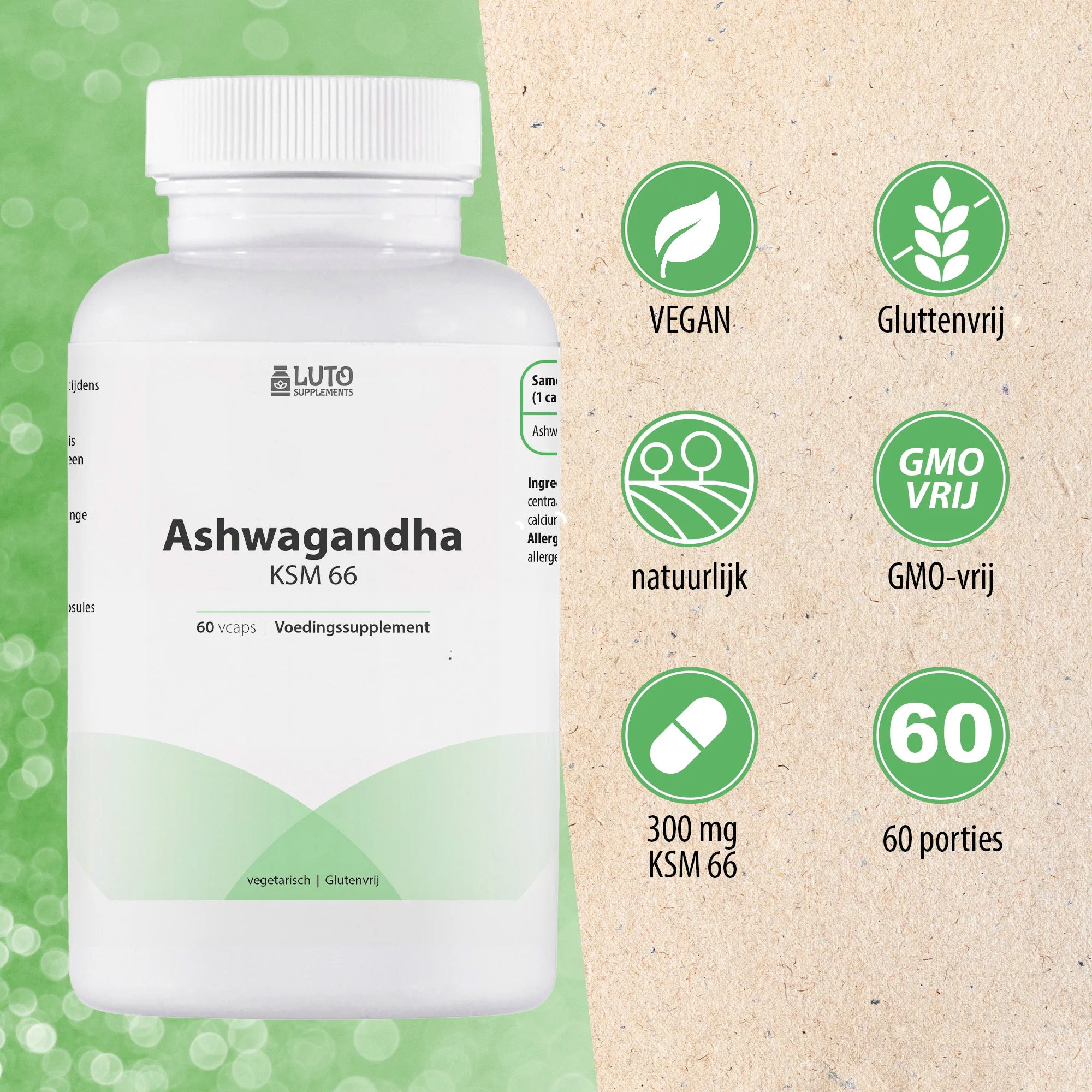 Ashwagandhga USP's Luto Supplements