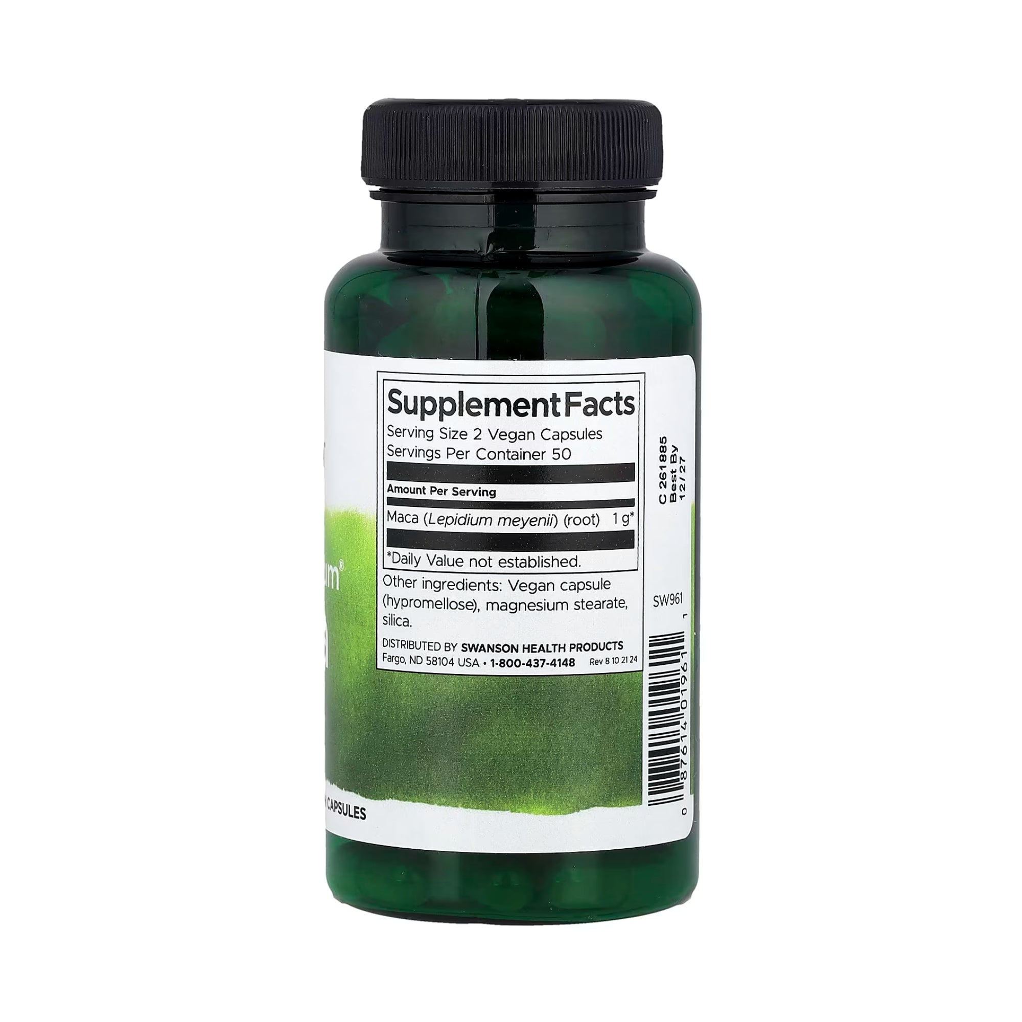 Maca 500mg | 100 vegan capsules | Swanson