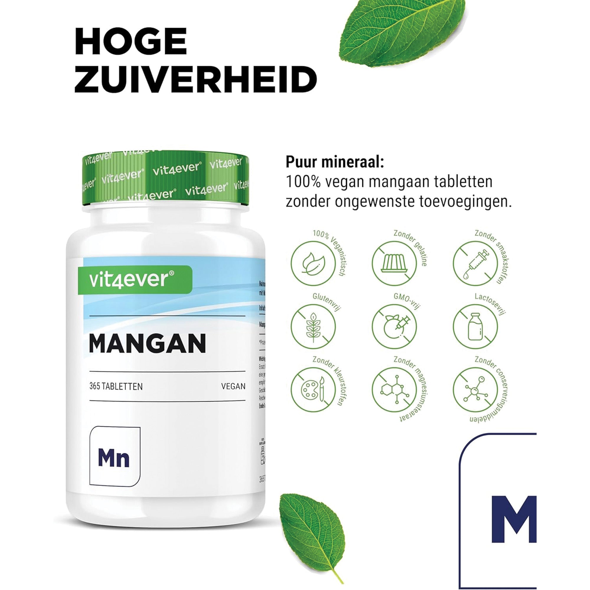 mangaan supplement vegan