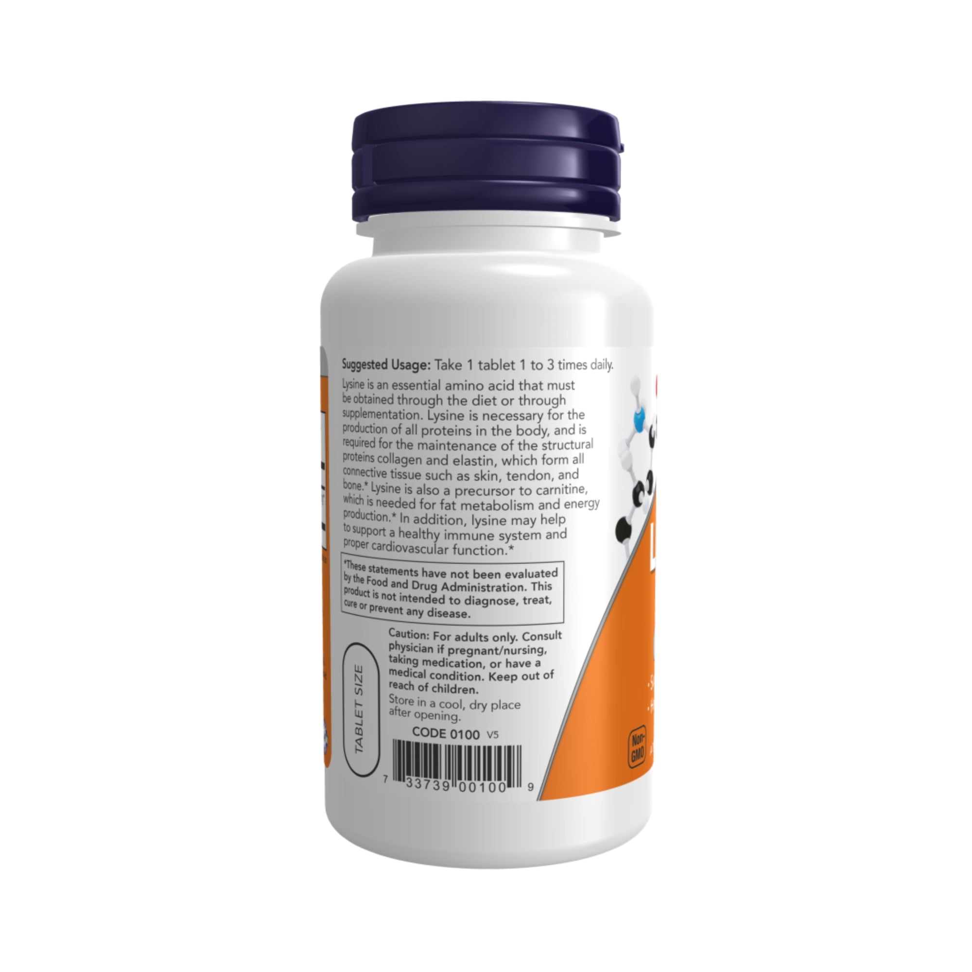 L-Lysine 1000mg | 100 tabletten | NOW Foods