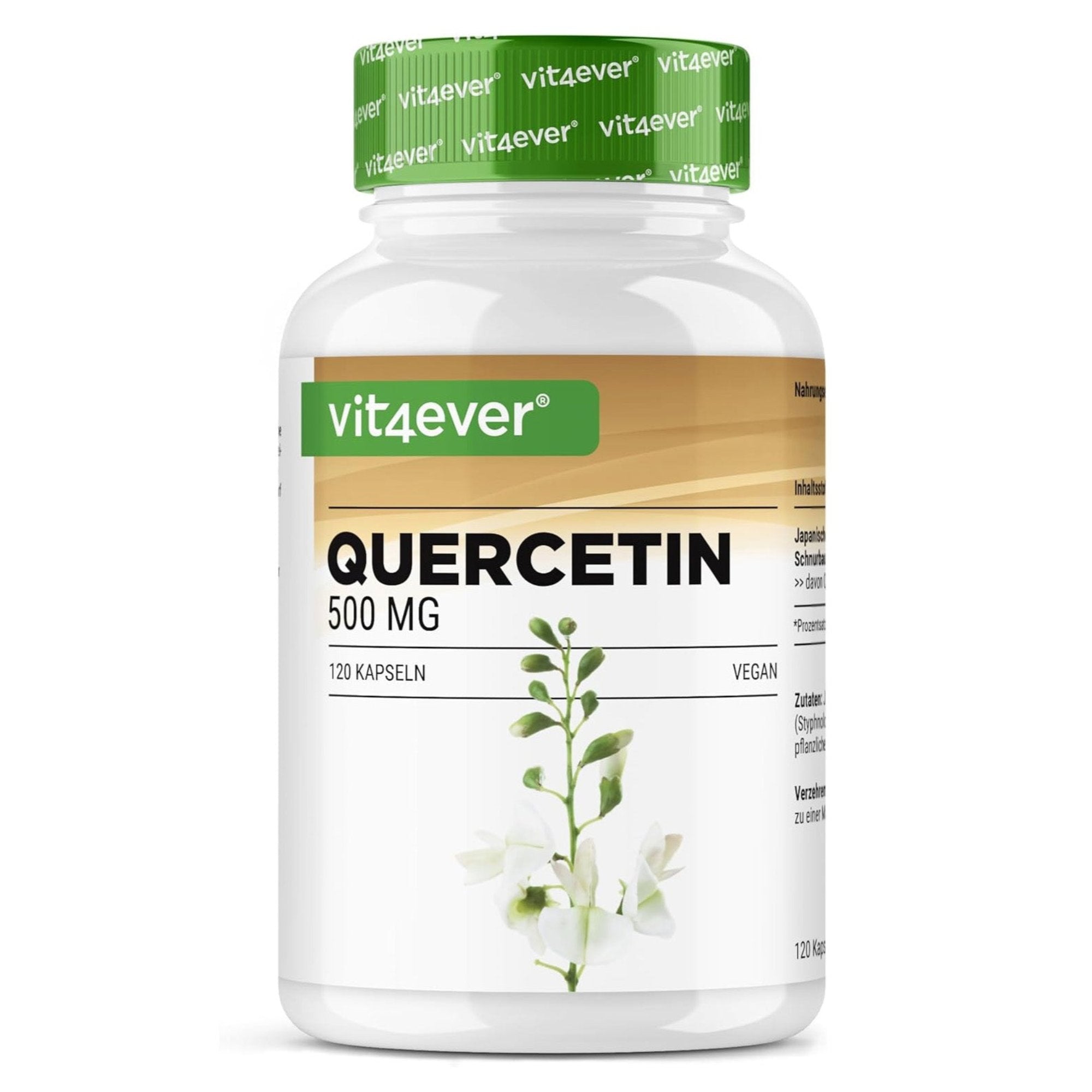 Vit4ever quercetine capsules – hoogwaardige antioxidant uit Japanse snarenboom