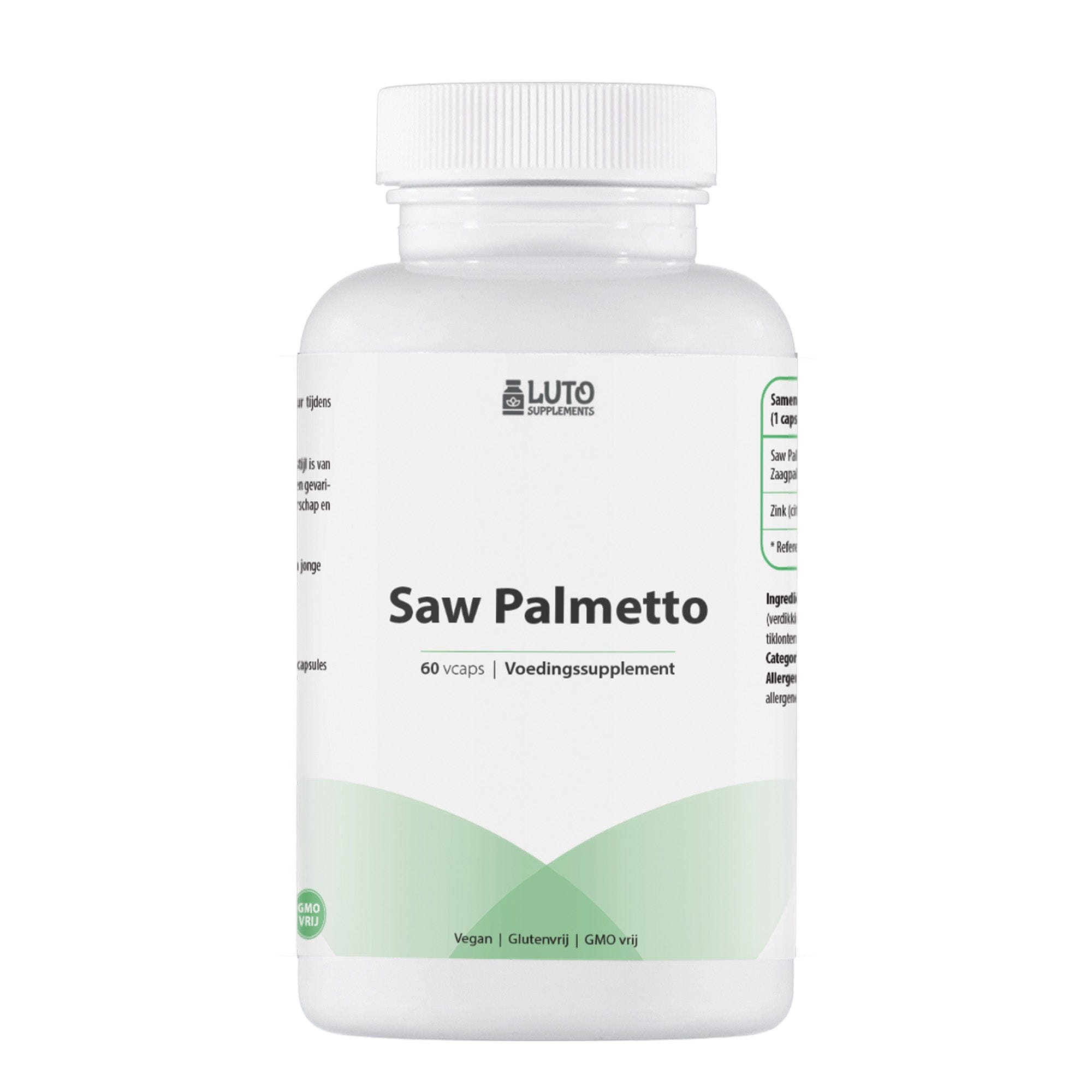 Saw Palmetto Extract 4:1 | Prostaat en haargroei* | 320mg | 60 Vegetarische capsules | Luto Supplements