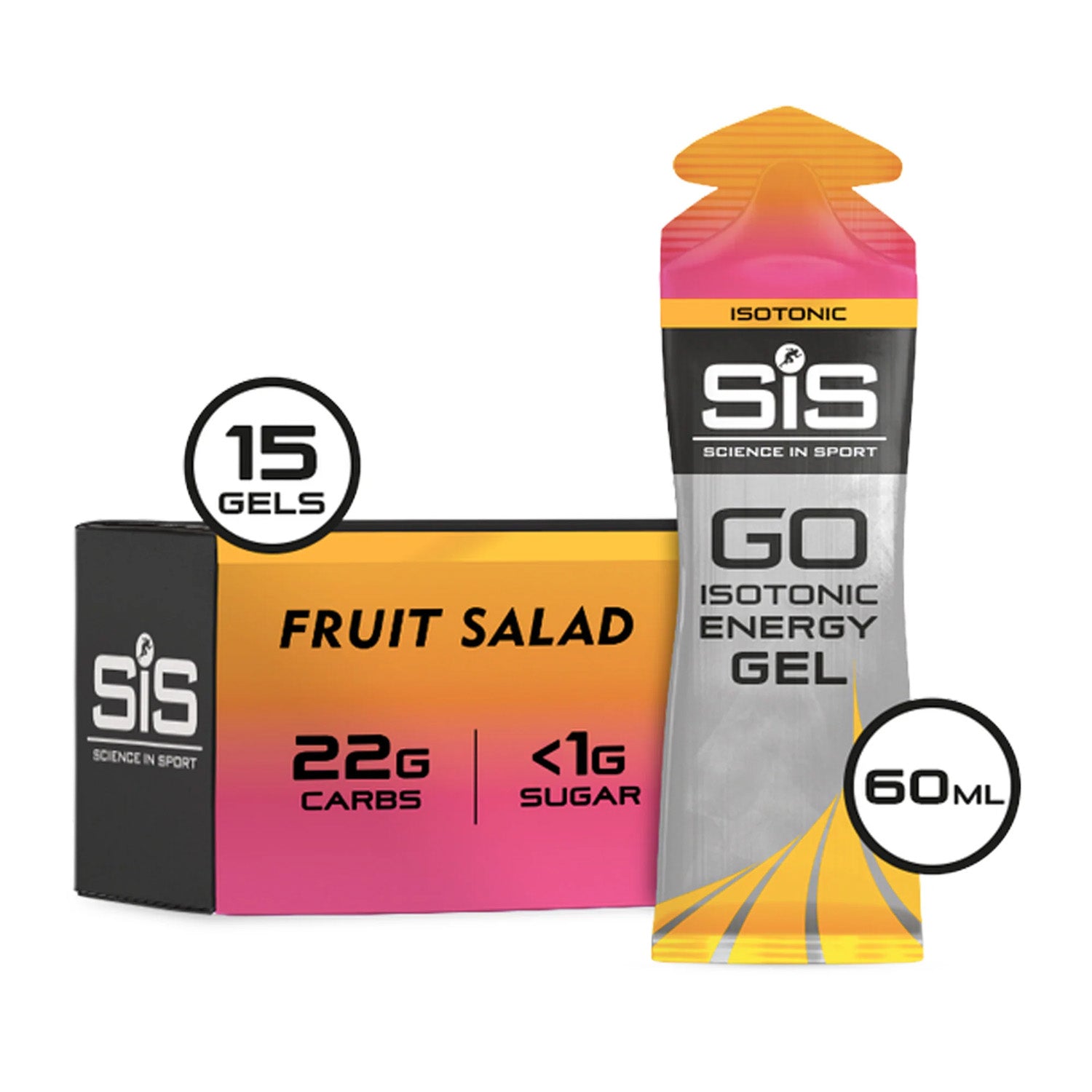 SiS Go Isotonic Energy Gel 15 pack fruit salade