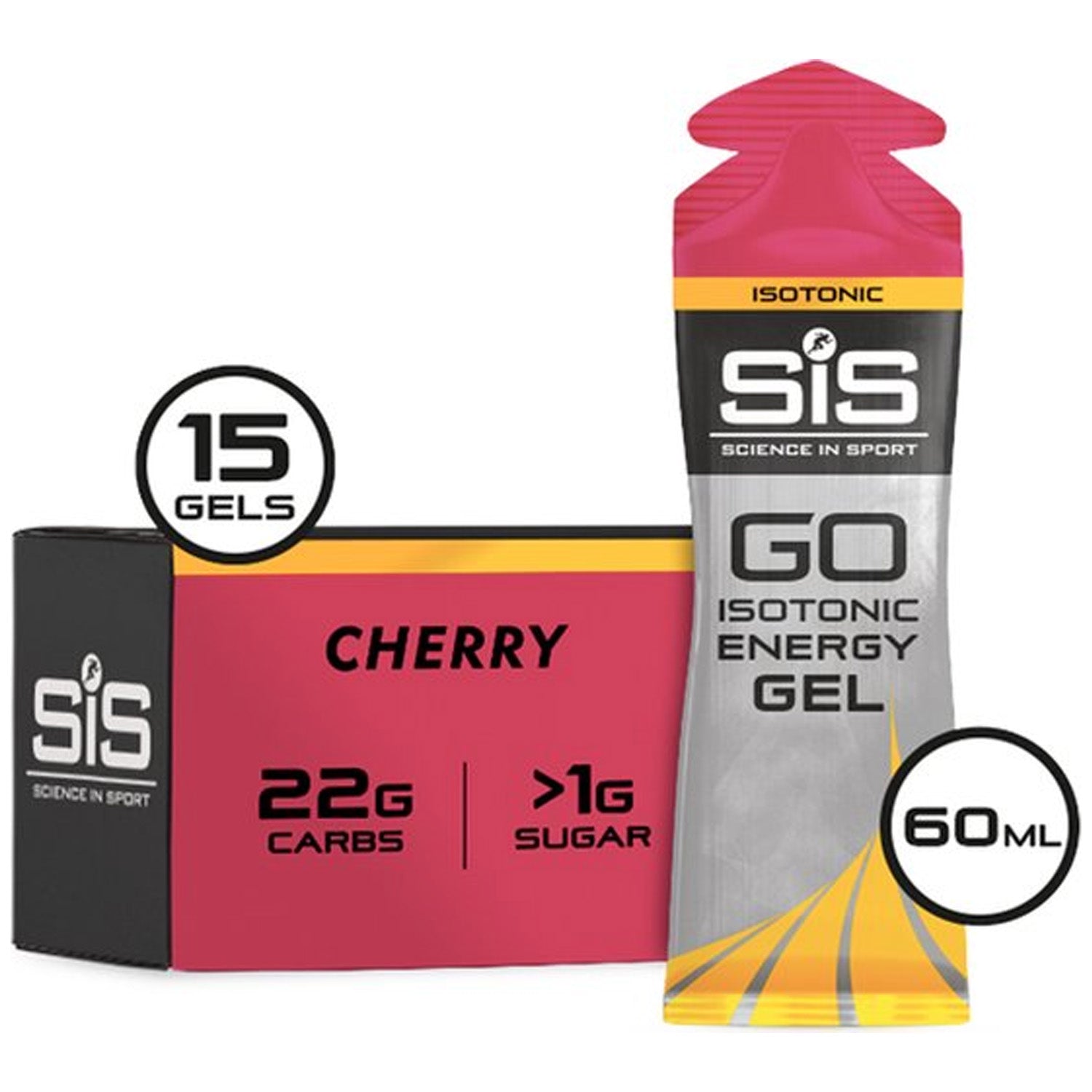 15 pack cherry SiS Go Isotonic Energy Gel
