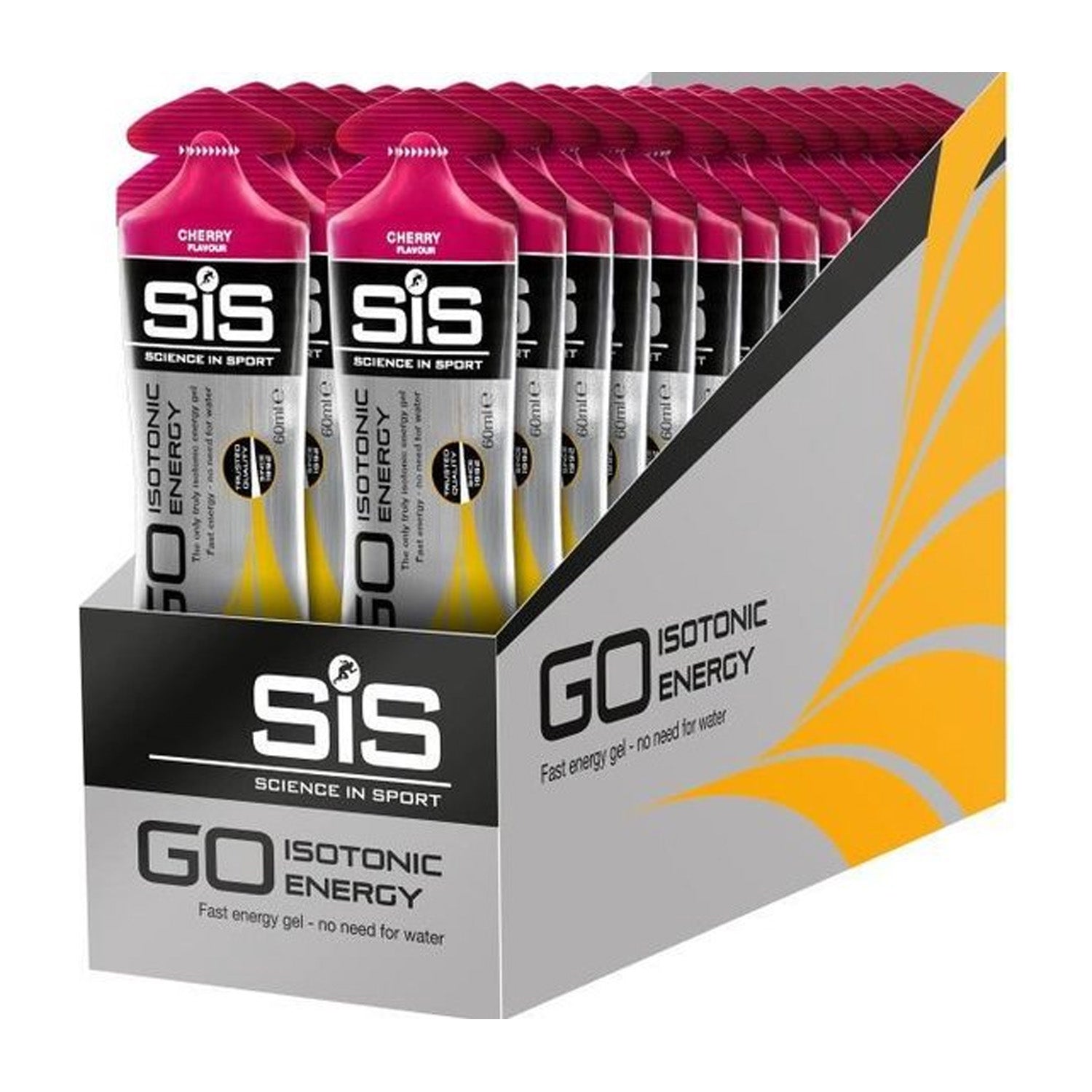 Cherry 30 pack SiS Go Isotonic Energy Gel