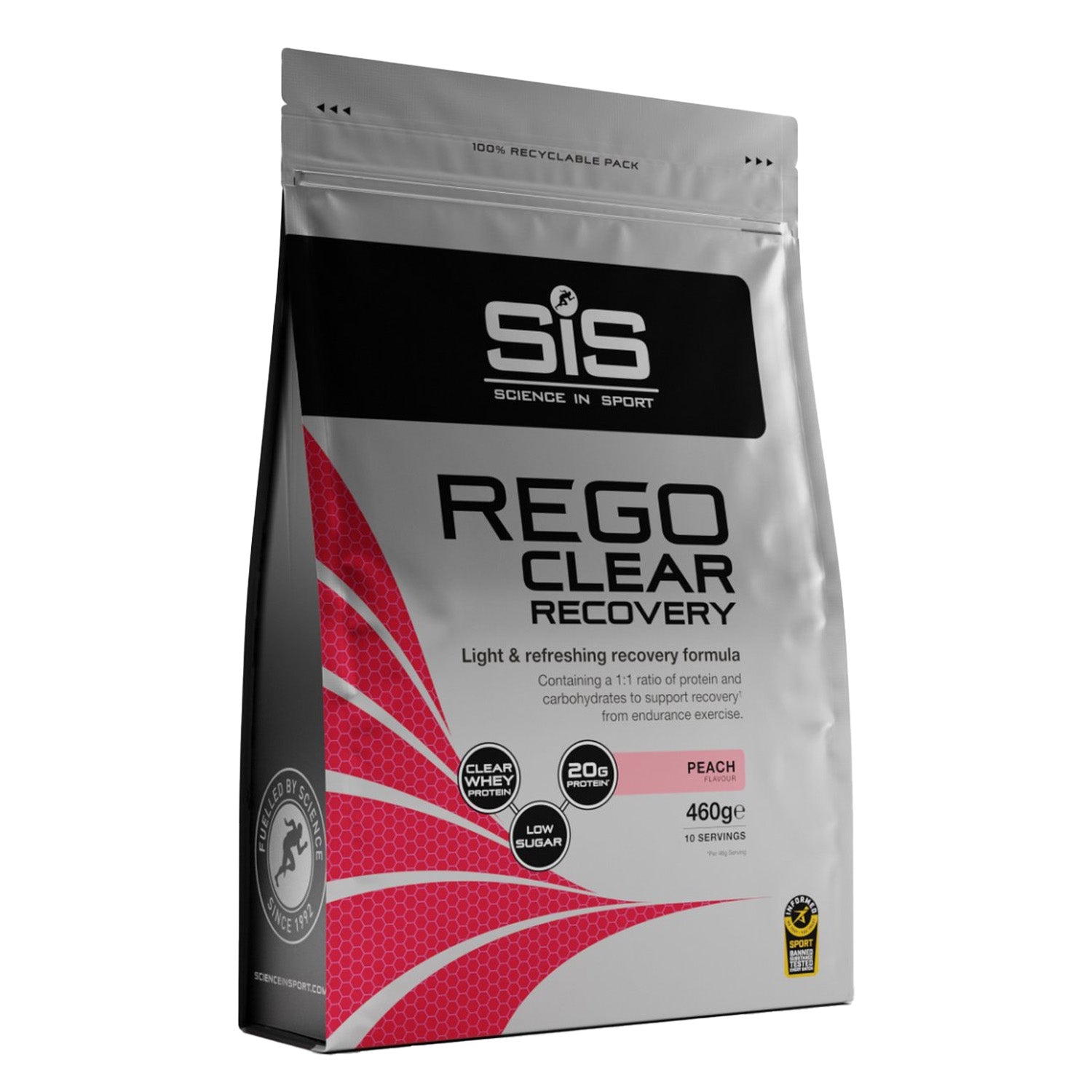 SIS peach 460g clea whey