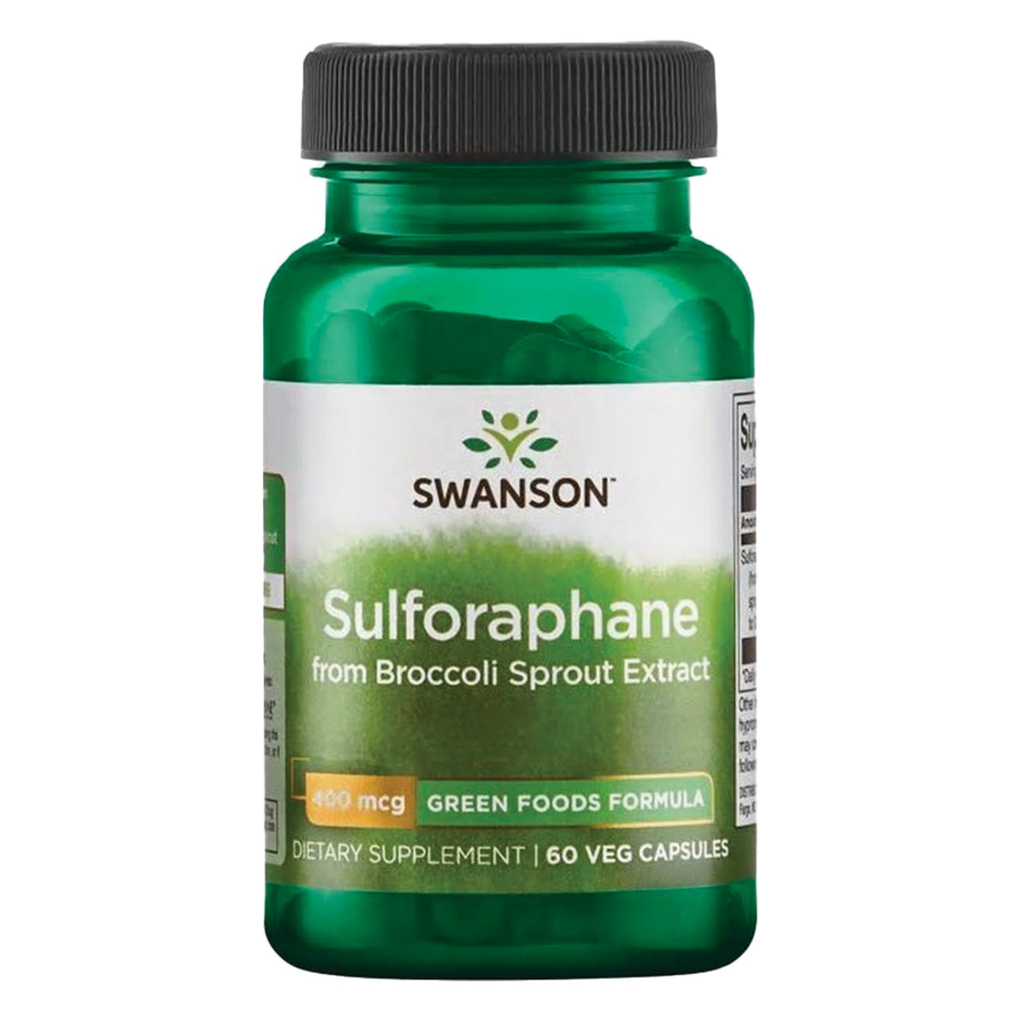 Swanson | Sulforafaan/ Sulforaphane uit Broccoli | 100% Natuurlijk | BroccoPhane® 20:1 Extract | 60 Vegetarische Capsules