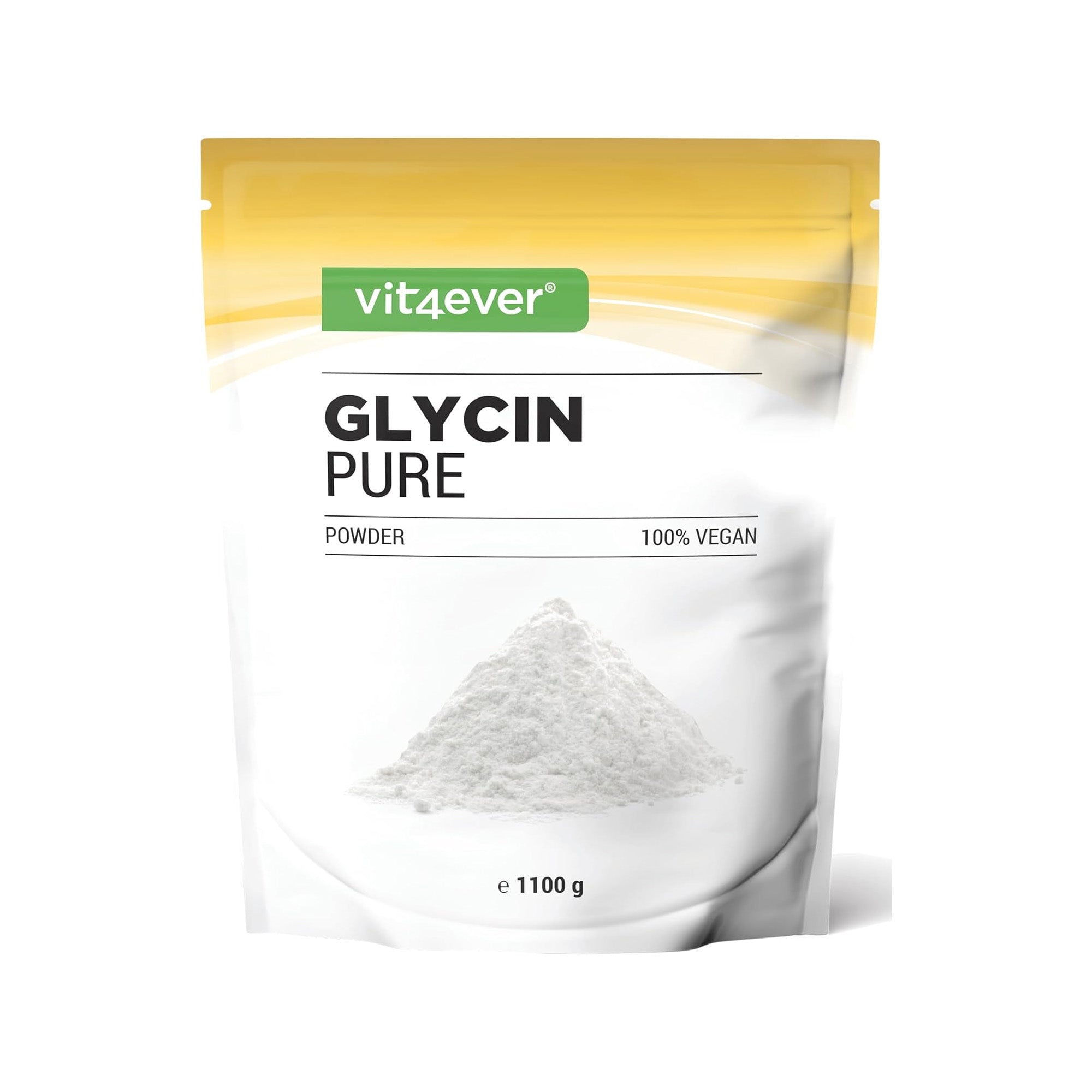 Vit4ever glycinepoeder - 1,1 kg zuiver glycine zonder toevoegingen