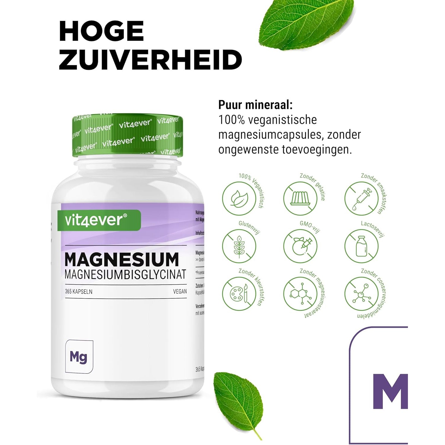 Magnesium Bisglycinaat  |  Vit4ever