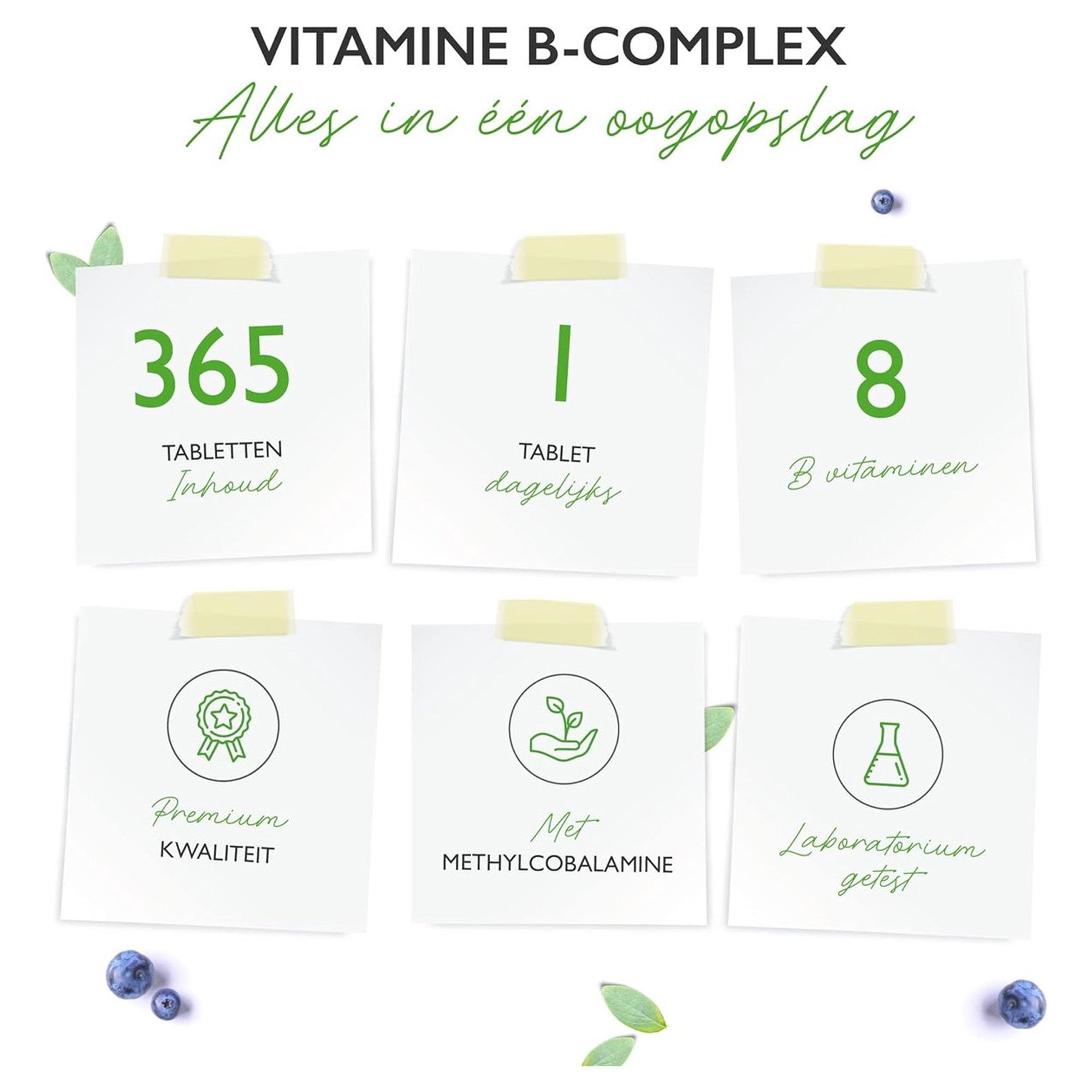 365 tabletten vitamine B complex