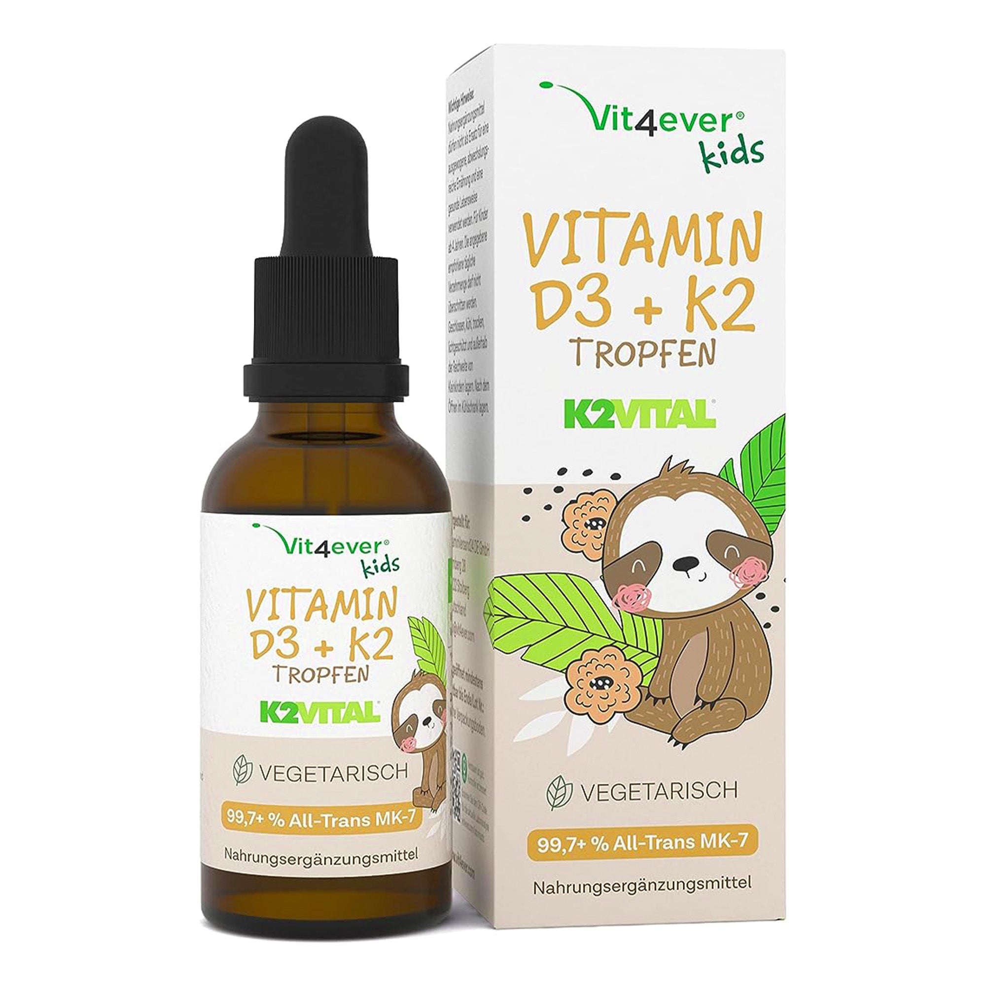 vitamine D3 & K2 druppels voor kinderen