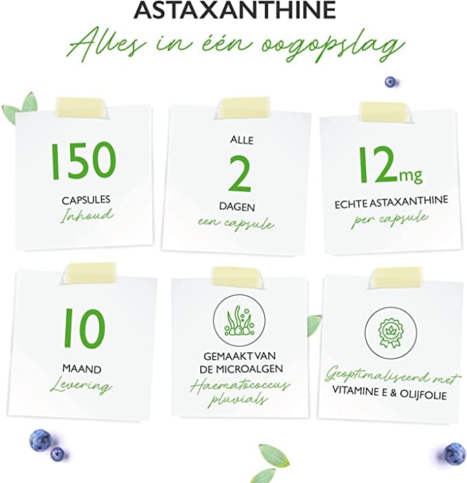 Astaxanthine capsules voor het hele jaar voorraad