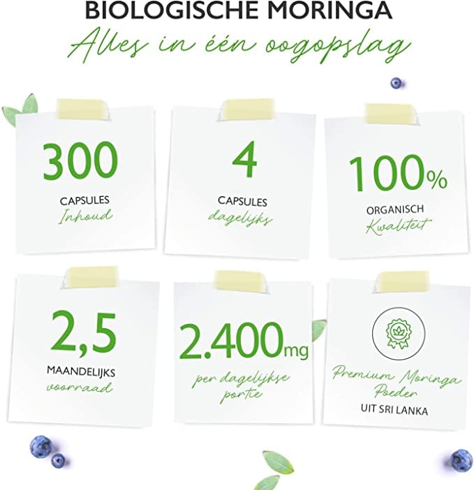 Biologische Moringa premium moringa poeder