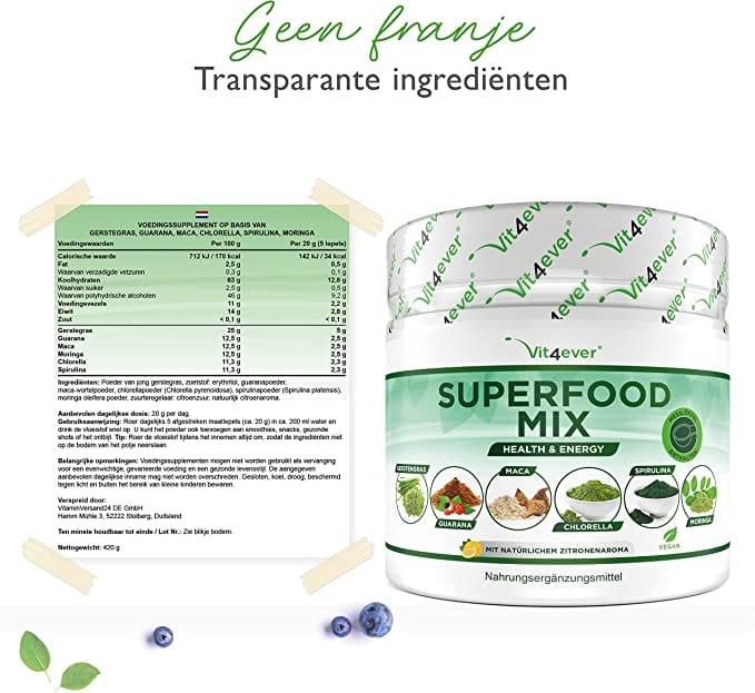 Green Juice Superfoods Mix | 420gr | Vit4ever