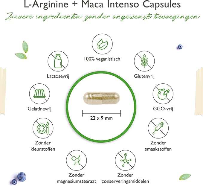 L-Arginine + Maca | 9800mg | 300 Capsules | Vit4ever