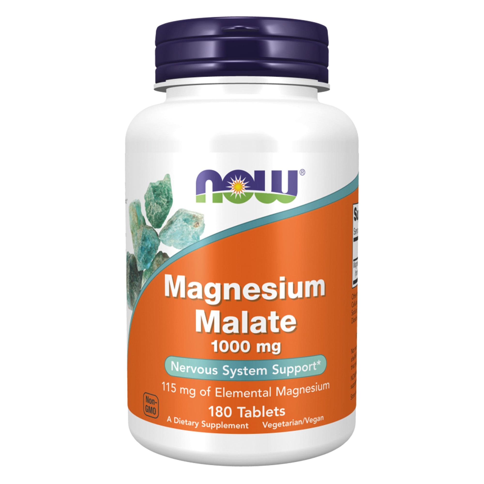 Now foods magnesium malaat 180 tabletten