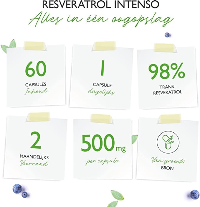 Resveratrol supplement 60 capsules