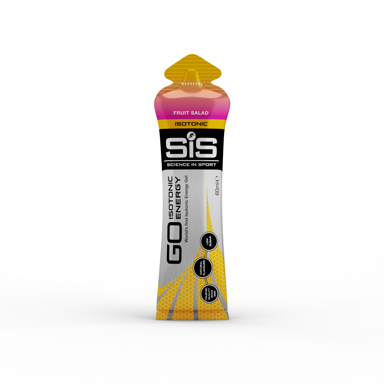 SiS Energygel Go Isotonic - Energie gel - Isotone Sportgel - Fruit salad - 360 Gram (30 Gels)