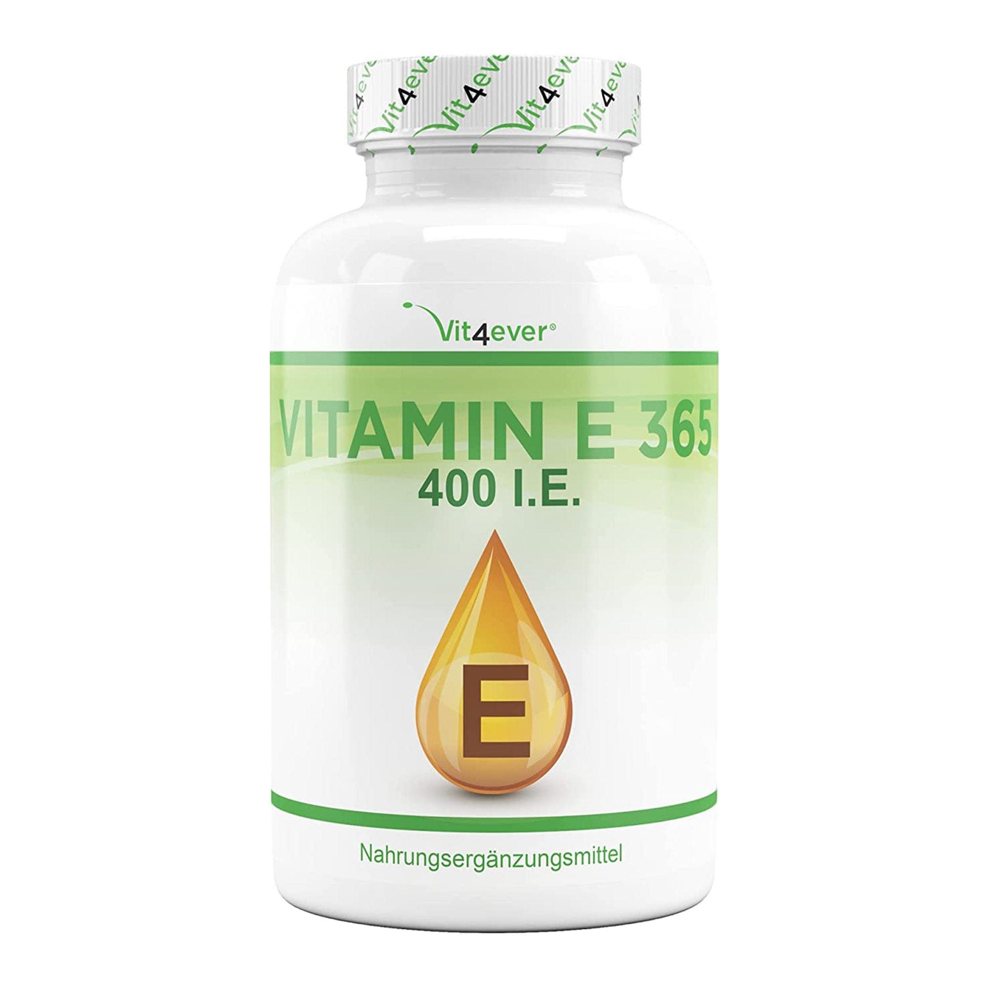 Vitamine E | D-Alpha-tocopherol | 400 I.E. | 365 Softgels | Vit4ever