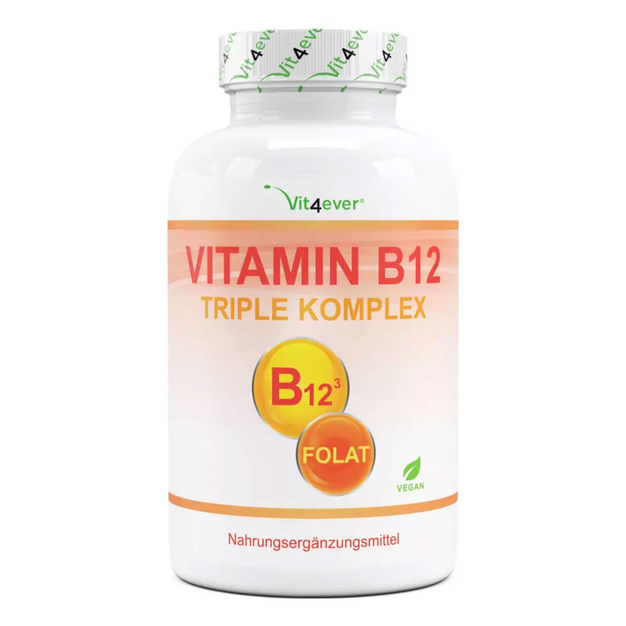 Vitamine B12 Folat | Triple Complex | 240 Tabletten | Vit4ever