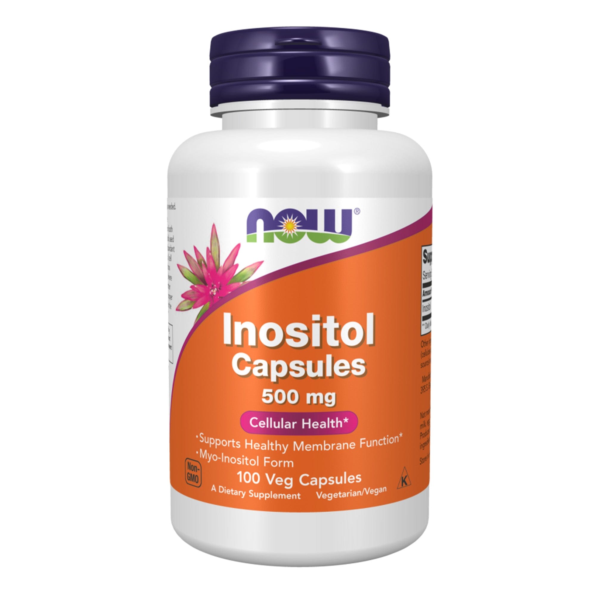 Now foods inositol capsules 500 mg